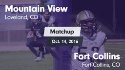 Matchup: Mountain View High vs. Fort Collins  2016
