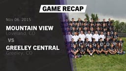 Recap: Mountain View  vs. Greeley Central  2015