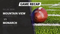 Recap: Mountain View  vs. Monarch  2016