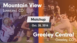 Matchup: Mountain View High vs. Greeley Central  2016