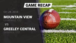 Recap: Mountain View  vs. Greeley Central  2016