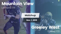 Matchup: Mountain View High vs. Greeley West  2018