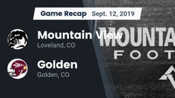 Recap: Mountain View  vs. Golden  2019
