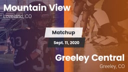 Matchup: Mountain View High vs. Greeley Central  2020