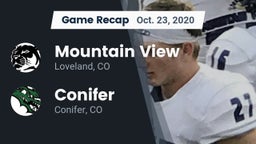 Recap: Mountain View  vs. Conifer  2020