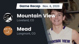 Recap: Mountain View  vs. Mead  2020