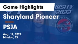 Sharyland Pioneer  vs PSJA Game Highlights - Aug. 19, 2023