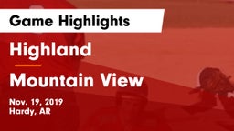 Highland  vs Mountain View  Game Highlights - Nov. 19, 2019