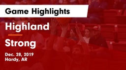 Highland  vs Strong   Game Highlights - Dec. 28, 2019