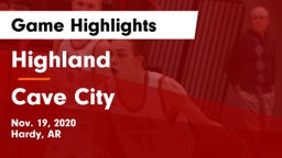 Highland  vs Cave City  Game Highlights - Nov. 19, 2020