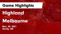 Highland  vs Melbourne  Game Highlights - Nov. 30, 2021
