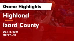 Highland  vs Izard County  Game Highlights - Dec. 8, 2021