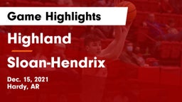 Highland  vs Sloan-Hendrix  Game Highlights - Dec. 15, 2021