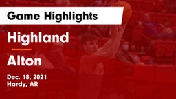 Highland  vs Alton  Game Highlights - Dec. 18, 2021