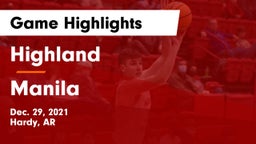 Highland  vs Manila  Game Highlights - Dec. 29, 2021