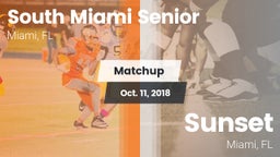 Matchup: South Miami Senior vs. Sunset  2017