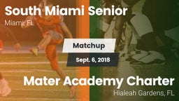 Matchup: South Miami Senior vs. Mater Academy Charter  2018