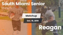 Matchup: South Miami Senior vs. Reagan  2018