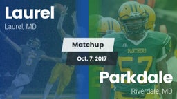 Matchup: Laurel  vs. Parkdale  2017