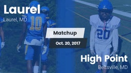 Matchup: Laurel  vs. High Point  2017