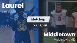 Matchup: Laurel  vs. Middletown  2017