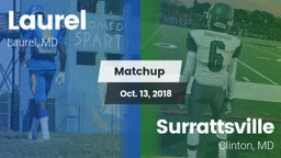 Matchup: Laurel  vs. Surrattsville  2018
