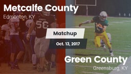 Matchup: Metcalfe County vs. Green County  2017