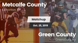 Matchup: Metcalfe County vs. Green County  2019