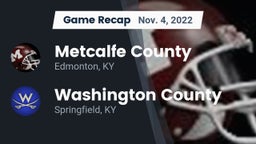 Recap: Metcalfe County  vs. Washington County  2022