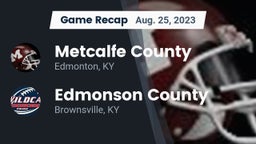 Recap: Metcalfe County  vs. Edmonson County  2023