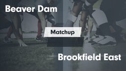 Beaver Dam football highlights Matchup: Beaver Dam High vs. Brookfield East  2016