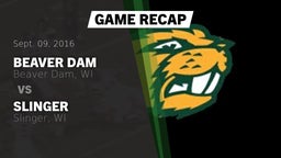 Recap: Beaver Dam  vs. Slinger  2016