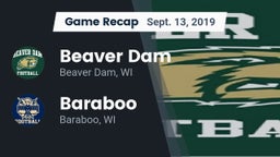 Recap: Beaver Dam  vs. Baraboo  2019