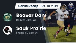 Recap: Beaver Dam  vs. Sauk Prairie  2019
