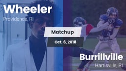 Matchup: Wheeler vs. Burrillville  2018