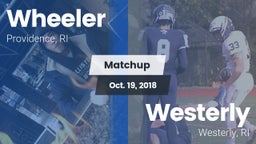 Matchup: Wheeler vs. Westerly  2018