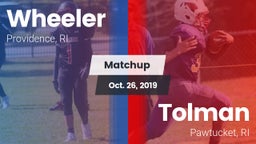 Matchup: Wheeler vs. Tolman  2019