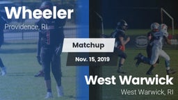 Matchup: Wheeler vs. West Warwick  2019