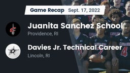 Recap: Juanita Sanchez School vs. Davies Jr. Technical Career  2022