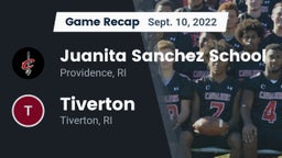 Recap: Juanita Sanchez School vs. Tiverton  2022