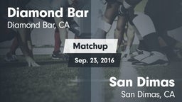 Matchup: Diamond Bar High vs. San Dimas  2016