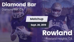 Matchup: Diamond Bar High vs. Rowland  2019