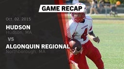 Recap: Hudson  vs. Algonquin Regional  2015