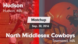 Matchup: Hudson  vs. North Middlesex Cowboys 2016