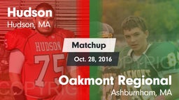 Matchup: Hudson  vs. Oakmont Regional  2016