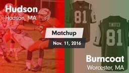 Matchup: Hudson  vs. Burncoat  2016