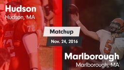 Matchup: Hudson  vs. Marlborough  2016
