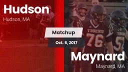 Matchup: Hudson  vs. Maynard  2017