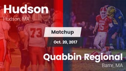 Matchup: Hudson  vs. Quabbin Regional  2017