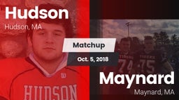 Matchup: Hudson  vs. Maynard  2018